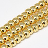 Electroplate Non-magnetic Synthetic Hematite Beads Strands X-G-Q465-38G-1