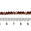 Electroplate Glass Beads Strands EGLA-P061-01A-02-4