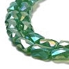 AB Color Plate Glass Beads Strands EGLA-P051-06B-C04-3