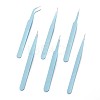 Tarnish Resistant 201 Stainless Steel Beading Tweezers Sets TOOL-F006-11C-1