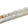 Natural Flower Amazonite Beads Strands G-B064-A21-1