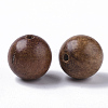 Natural Wood Beads WOOD-S666-15mm-01-2