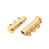 304 Stainless Steel Slide Lock Clasps STAS-F350-01B-G-2