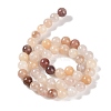 Natural Violet Strawberry Quartz Beads Strands G-P530-B02-03-4