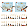 Alloy Enamel Pendant Stitch Markers HJEW-AB00237-1