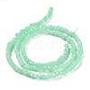 Baking Paint Imitation Jade Glass Bead Strands DGLA-A034-J4MM-A22-3