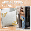 Ethnic Style Flower Pattern Computerized Embroidery Appliques PATC-WH20017-21E-4
