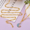 Iron Handmade Chains Figaro Chains Mother-Son Chains X-CHSM005Y-G-3