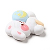 Lovely Animal Opaque Resin Cabochons RESI-B012-01A-3