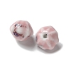 Vintage Porcelain Pumpkin Beads PORC-L080-A12-2