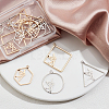 16Pcs 8 Style Alloy Hollow Pendants FIND-OC0001-36-5