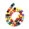 Polymer Clay Bead Strands X-CLAY-T001-C28-4