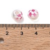 Sports Printed ABS Plastic Beads PL-CBA1C22-07-3