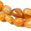 Natural Yellow Aventurine Beads Strands G-C257-02-4