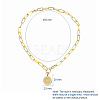 Iron Paperclip Chains/Cable Chains Necklaces X-NJEW-JN02703-01-5