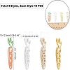 Zinc Alloy Open Back Bezel Pendants PALLOY-CA0001-20-2