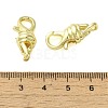 Brass Lobster Claw Clasps KK-B089-26G-3