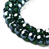 Electroplate Transparent Glass Beads Strands LS-EGLA-A035-T6mm-A10-3