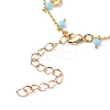 Brass Vortex Charm Bracelets BJEW-JB05696-3
