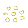 Spray Painted Iron Open Jump Rings IFIN-F149-F18-2
