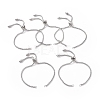 Tarnish Resistant Adjustable 304 Stainless Steel Slider Bracelets Making LS-STAS-T050-030P-1