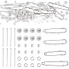 8Pcs 4 Styles Iron Rhinestone Safety Pins FIND-TA0008-81-1