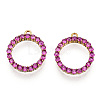 Brass Micro Pave Cubic Zirconia Charms LS-ZIRC-Q014-014C-01-NF-2