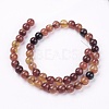 Natural Agate Bead Strands G-R173-8mm-05-2
