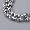 Tarnish Resistant 304 Stainless Steel Chains CHS-K001-64-2