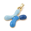 Alloy Enamel Pendants ENAM-S023-01G-X-3