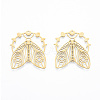 201 Stainless Steel Pendants STAS-N090-LA925-2-1