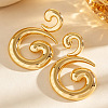 Iron Stud Dangle Earrings WGC8BC5-02-2