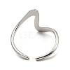 Non-Tarnish 304 Stainless Steel Open Cuff Rings X-RJEW-Z018-24P-3