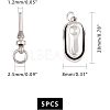 304 Stainless Steel Box Clasps STAS-UN0005-15P-2