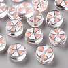 Transparent Enamel Acrylic Beads TACR-S155-005C-1
