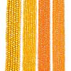 Electroplate Glass Beads Strands EGLA-A044-P4mm-B29-2