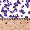 Baking Paint Glass Seed Beads SEED-A033-04O-4