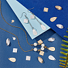 60Pcs 10 Style Brass Charms & Pendants KK-PH0004-71-2