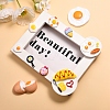 10Pcs 10 Style Fried Egg Pendants for DIY Jewelry Making Finding Kit DIY-SZ0005-84-7