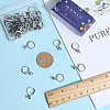 40Pcs 304 Stainless Steel Leverback Earring Findings STAS-SC0006-49-3