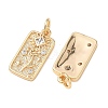 SHEGRACE Valentine's Day Brass Clear Cubic Zirconia Pendants XGRQ3K868-551G-2