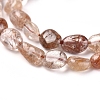 Natural Rutilated Quartz Beads Strands G-L478-47-2