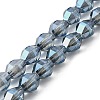 Electroplate Glass Beads Strands EGLA-L045-H-FR01-1