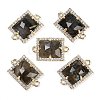 Natural Labradorite Faceted Rectangle Links G-I375-07G-04-1