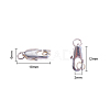Brass Lobster Claw Clasps KK-CJ0001-35-2