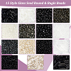   15 Style Glass Seed Round & Bugle Beads SEED-PH0001-86-4