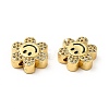 Rack Plating Brass Cubic Zirconia Beads KK-M232-01G-A-5