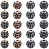 20Pcs 4 Colors Alloy Beads FIND-PA0001-11-1