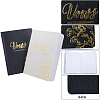 Imitation Leather Wedding Guestbooks Notepad with Gold Foil AJEW-WH0348-157-6