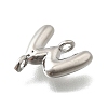Brass Connector Charms KK-P295-01P-W-2